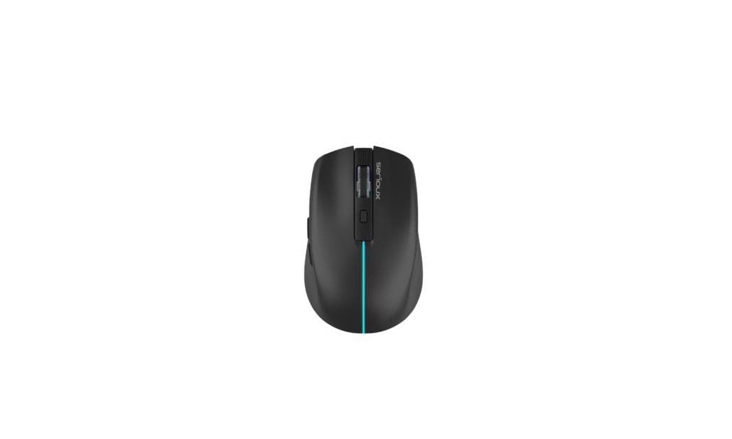 Mouse Serioux Flicker 212, Wireless, Negru,  senzor: Optic, DPI: