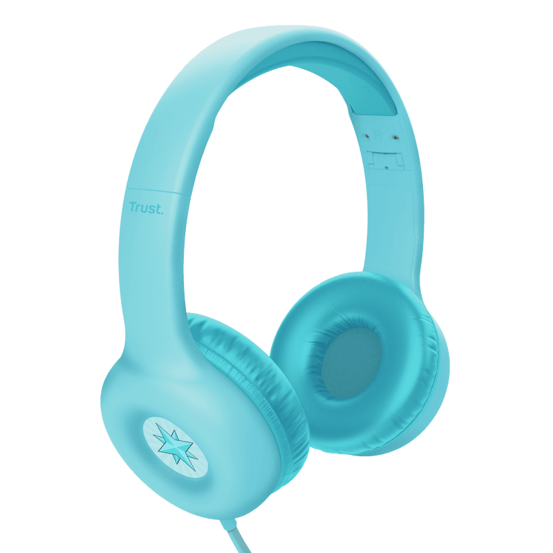 Casti Head-band TRUST Nouna, Wired, Albastru - 3