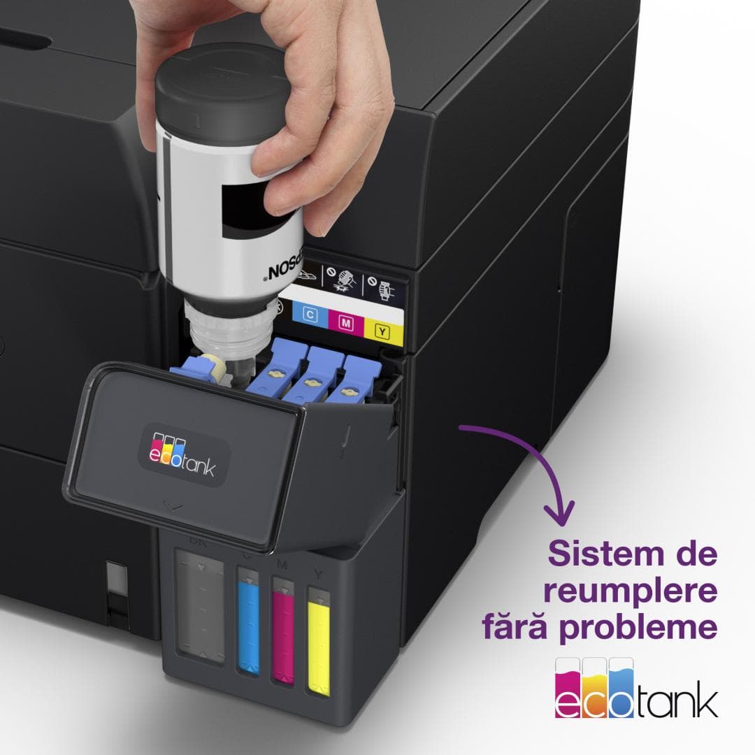 Multifunctional inkjet color Epson EcoTank CISS L6390, dimensiune A4 (Printare,Copiere, - 5