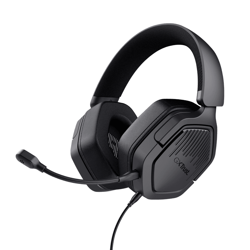 Casti Gaming Head-band Trust GXT492 Carus, Wired, Negru