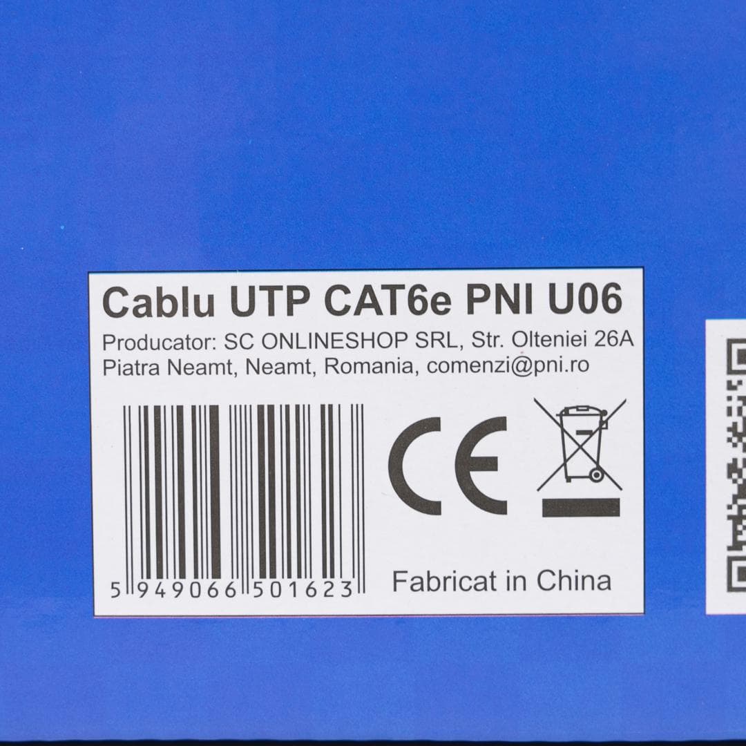 Cablu UTP CAT6 PNI U06 cu 4 perechi pentru internet - 7