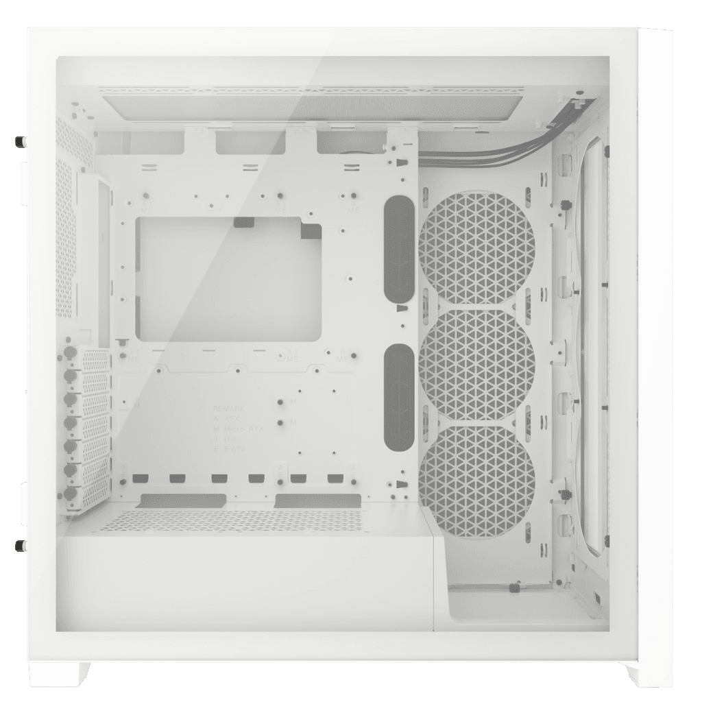 Carcasa CORSAIR 5000D CORE AIRFLOW, Mid Tower, White - 2