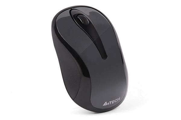 Mouse A4tech, wireless, 1000 dpi, butoane/scroll 3/1, gri - 2