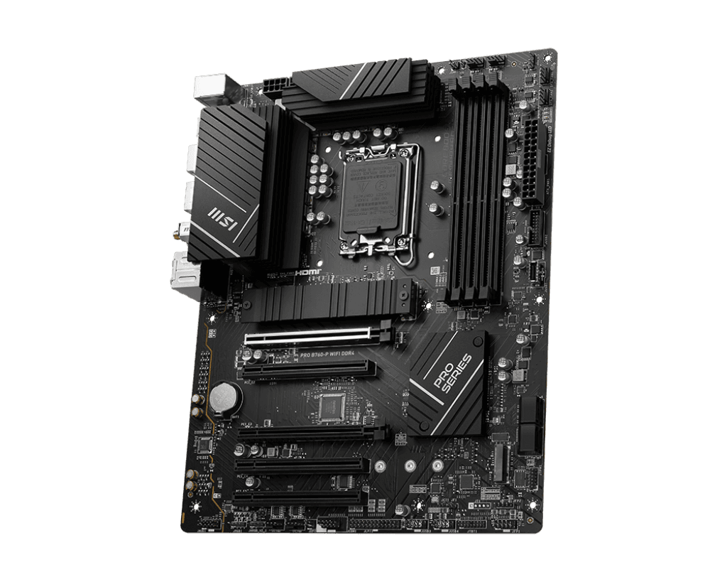 Placa de baza MSI PRO B760-P WIFI, Socket 1700, DDR4, - 3