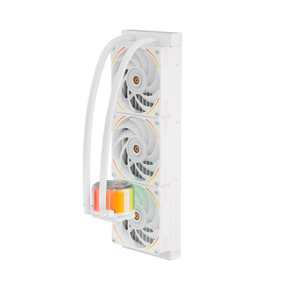 Cooler Procesor 1stPlayer CC-360-wh, display, aRGB, compatibil AMD/Intel, alb - 5