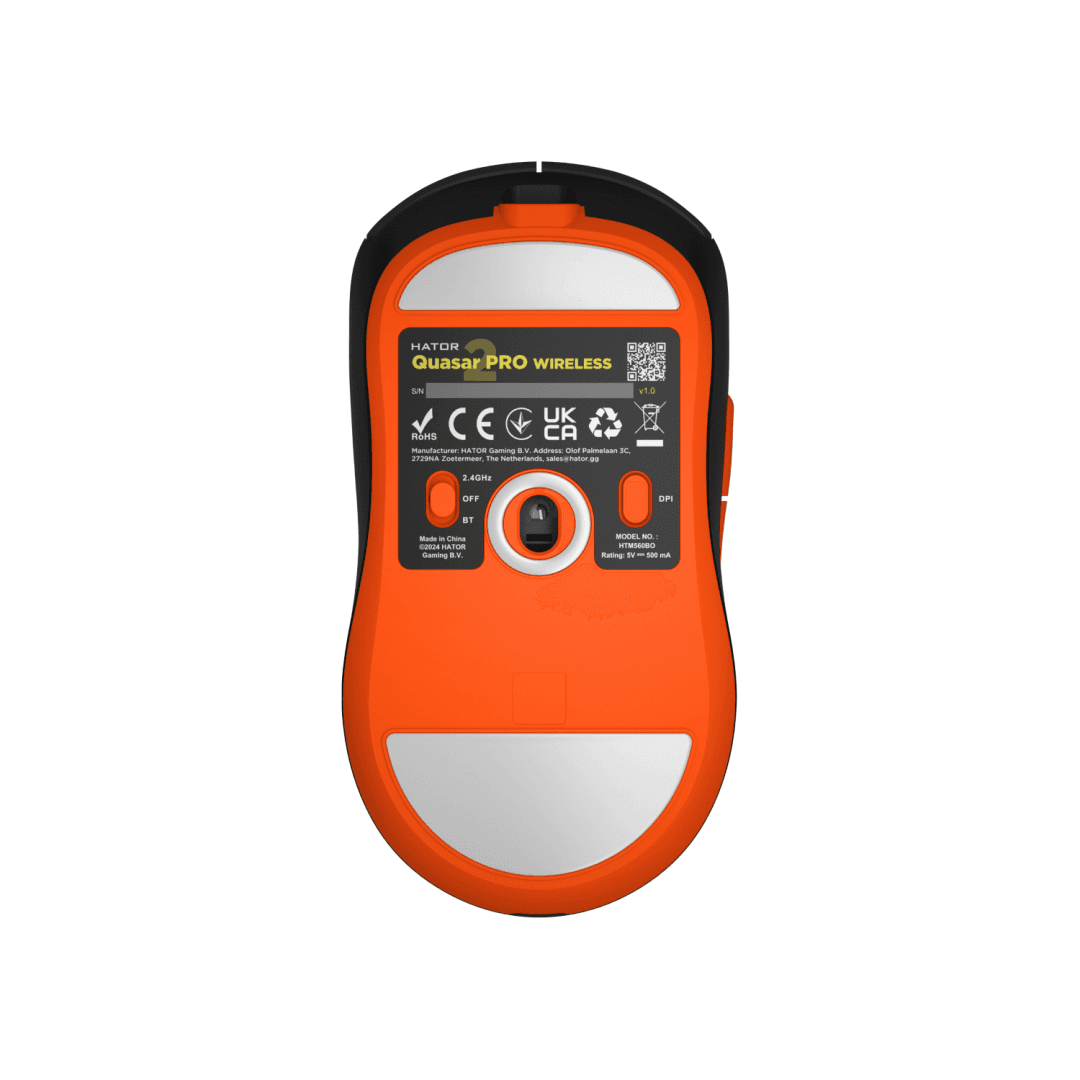 Mouse wireless Hator Quasar 2 Pro, conectivitate 2.4GHz, bluetooth si - 3