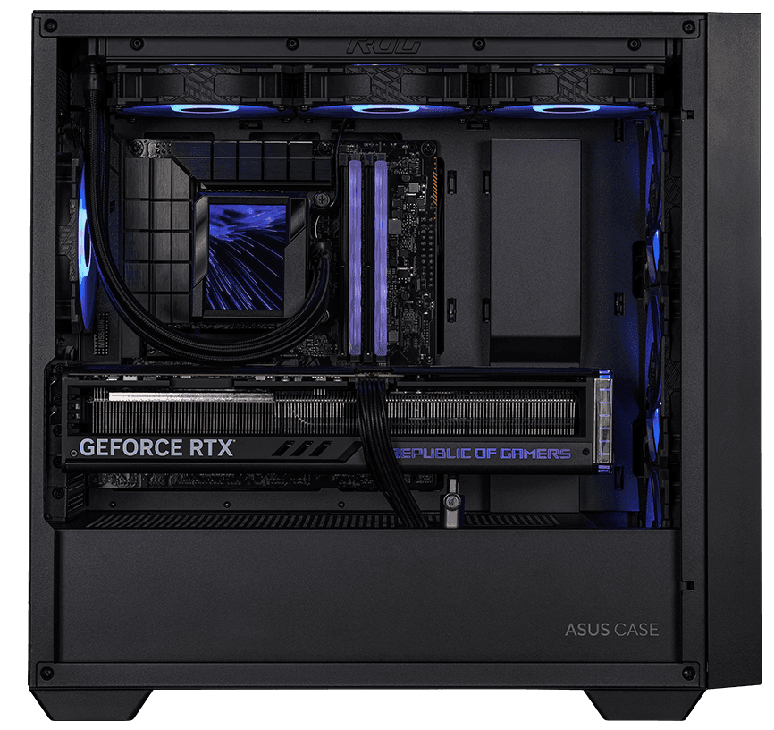 Carcasa ASUS A21 PLUS, RGB, Mid Tower, Black - 4