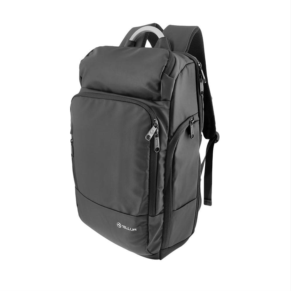 Rucsac laptop Tellur Business L, cu port USB, 17.3", negru - 4