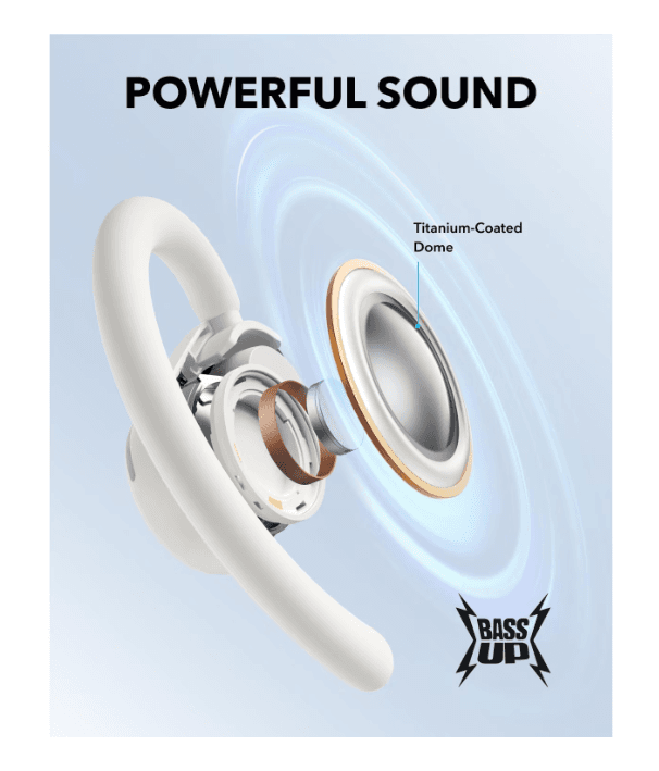 Casti Head-band ANKER A3876G21, Wireless, noise-canceling, Alb - 3