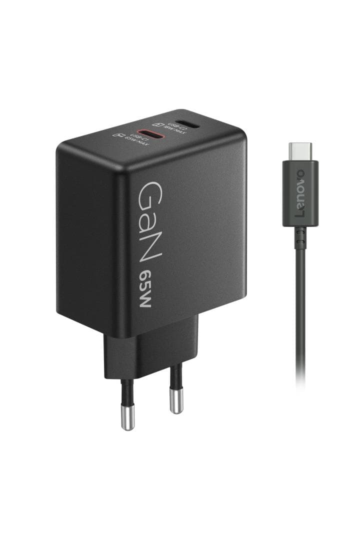 Incarcator laptop Lenovo, 65W, 1, 5m, 2 porturi USB, negru - 6