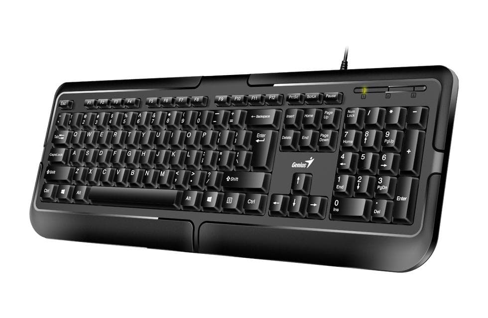 Tastatura Genius KB-118 cu fir,104 taste, negru - 2