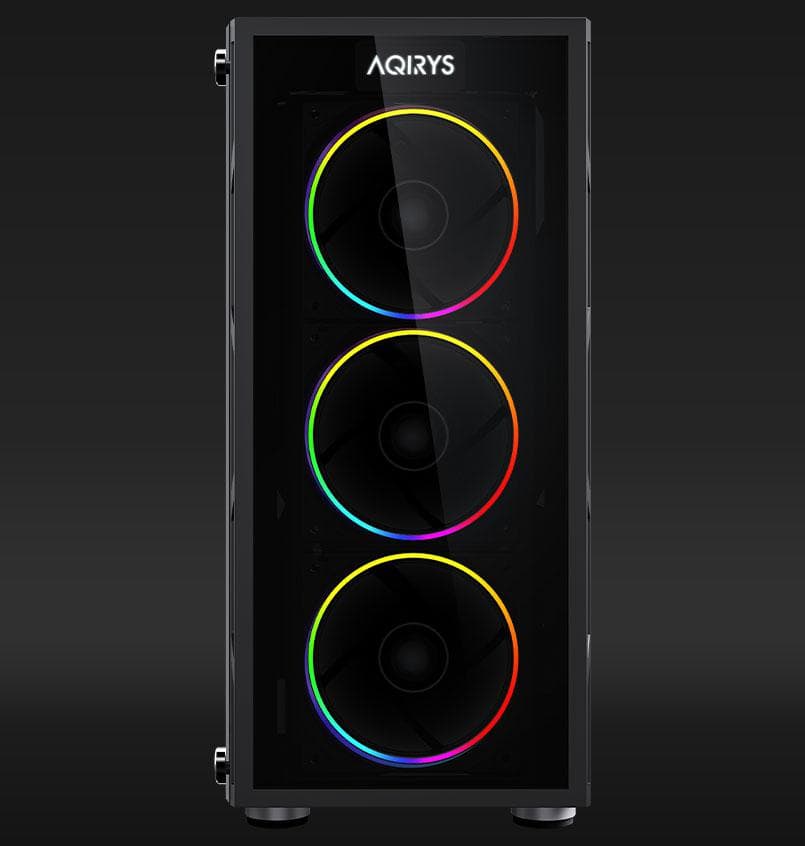 Carcasa AQIRYS ANTARES, RGB, Mid Tower, Black - 2