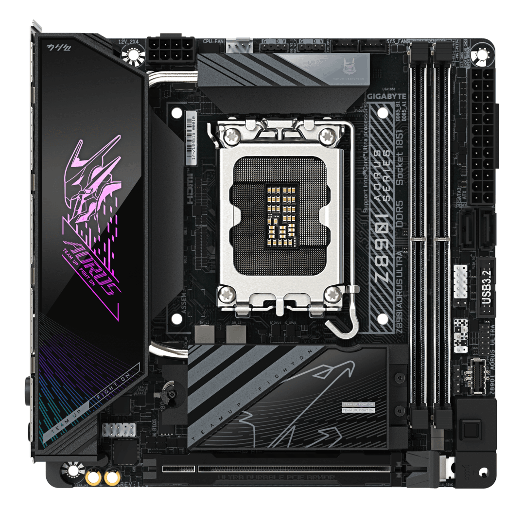 Placa de baza Gigabyte Z890I AORUS ULTRA, Socket 1851, DDR5, - 2