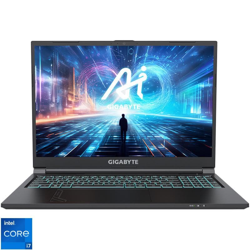 Laptop Gaming GIGABYTE G6 KF, cu procesor Intel Core i7