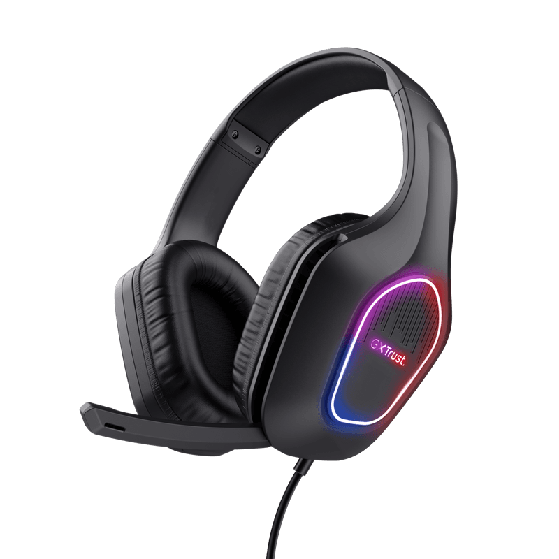 Casti Gaming Head-band Trust GXT 416 Zirox, Wired, Negru - 4