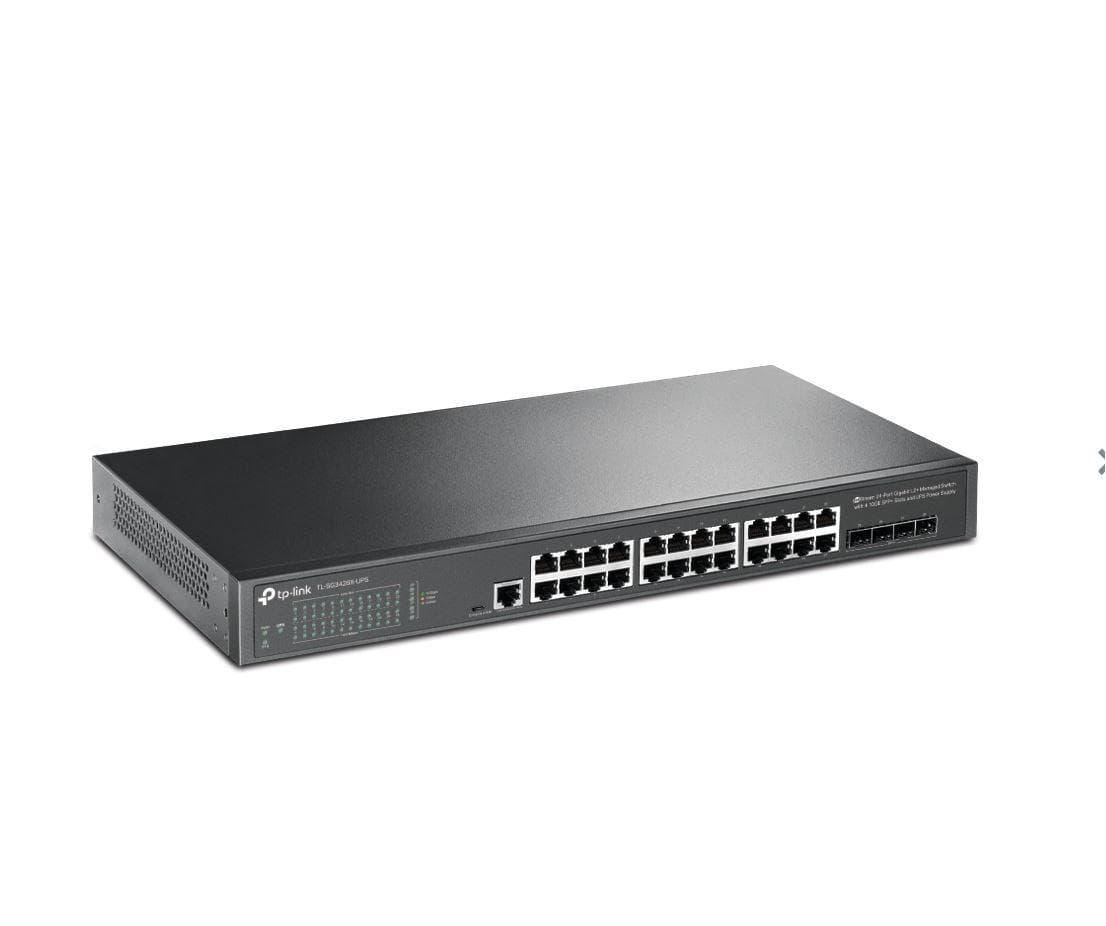 "JetStream™ 24-Port Gigabit L2+ Managed Switch with 4 10GE SFP+ - 2
