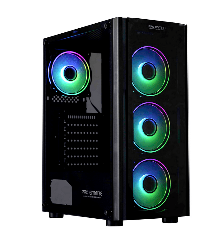 Carcasa PRO GAMING BLAZE, RGB, Mid Tower, Black - 3