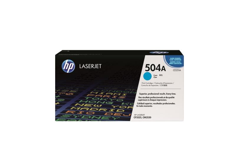 Toner HP CE251A, cyan, 7 k, Color LaserJet CM3530 MFP,