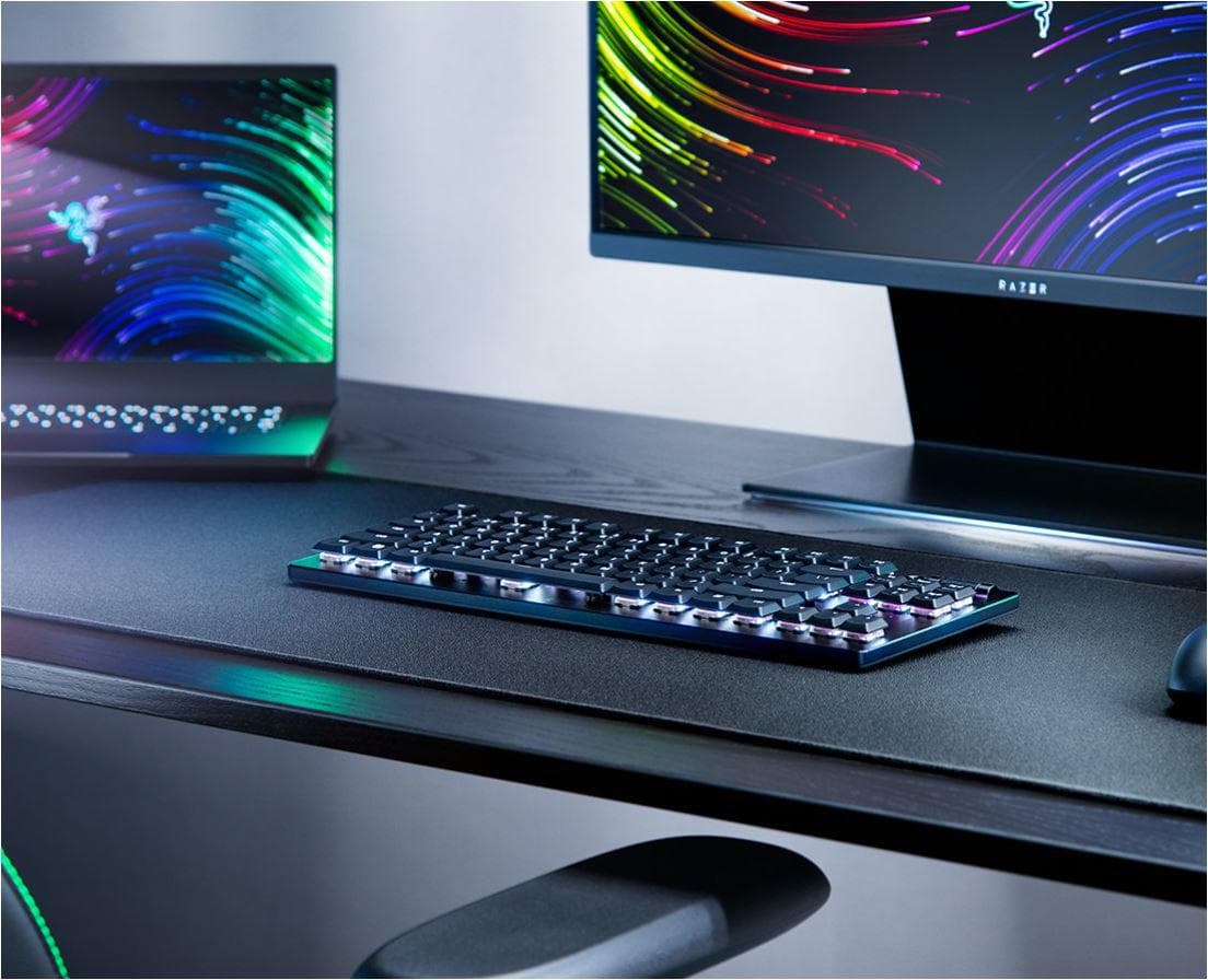 Tastatura Razer DeathStalker V2 Pro Tenkeyless, wireless, bluetooth, cu fir, - 2