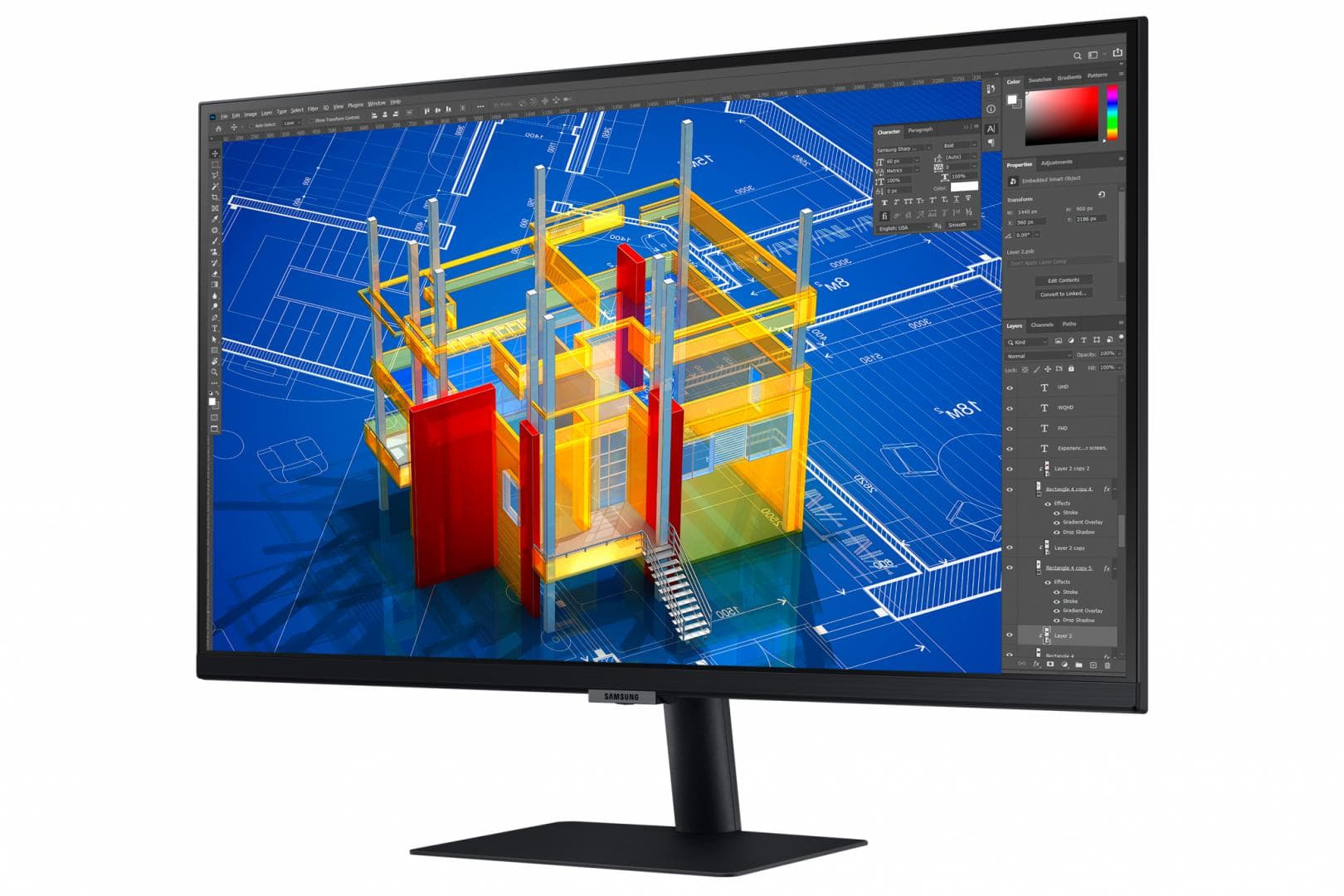 Monitor Samsung 27" LS27A700NWPXEN - 20