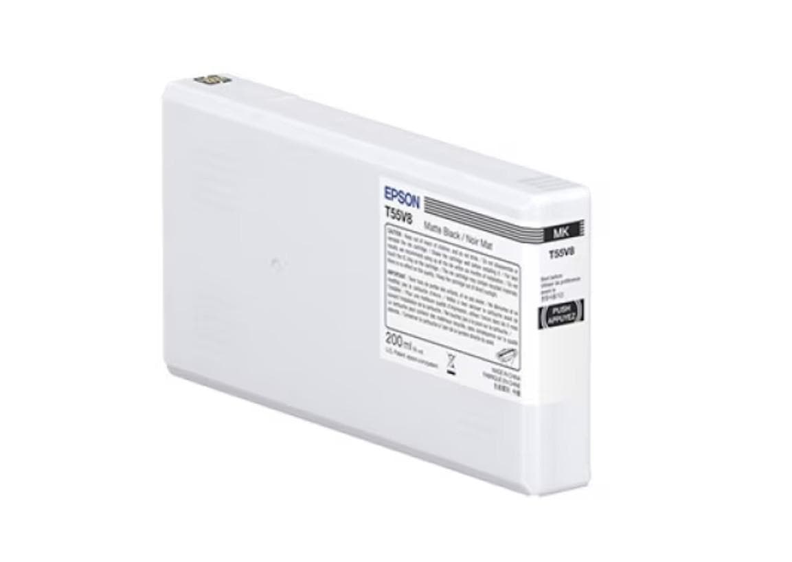 EPSON T55W8 MATTE BLACK INK CARTRIDGE, Ultrachrome® HDR, Capacitate:200ml, Compatibil