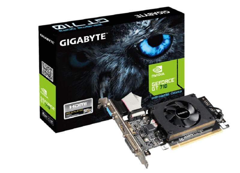 Placa video Gigabyte GeForce GT 710, 2GB DDR3, PCI Express