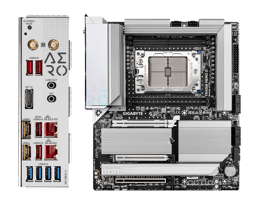 Placa de baza Gigabyte TRX50 AERO D, Socket sTR5, DDR5, - 3
