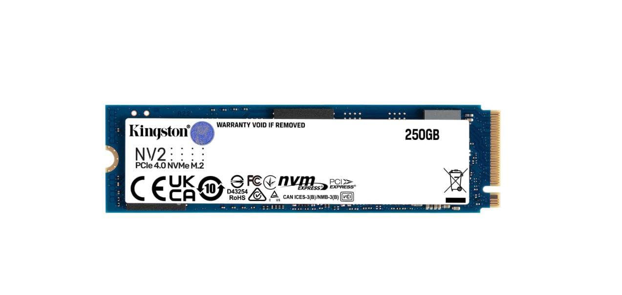 SSD intern Kingston NV2, 250 GB, PCI Express 3.0 x4,