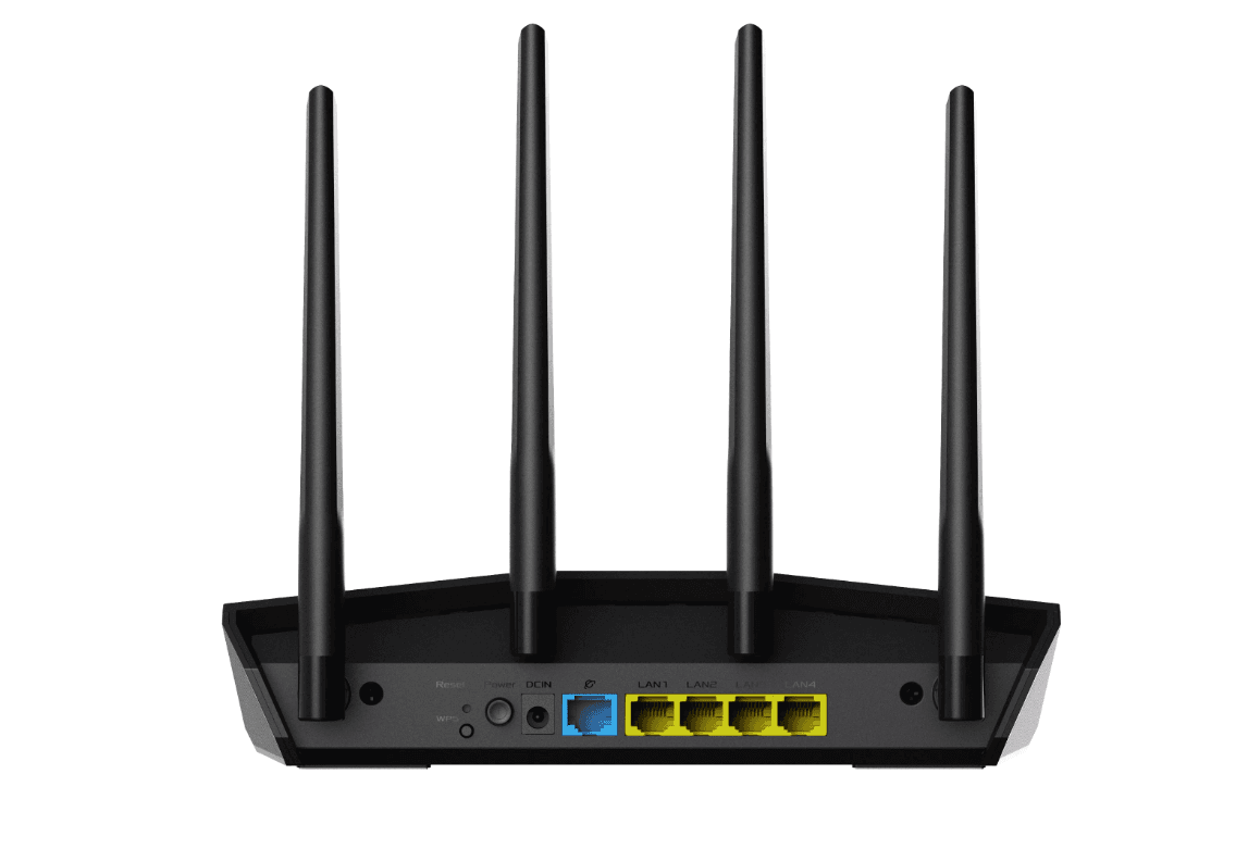Asus Wireless Router RT-AX57, AX3000 2402 Mbps+ 574 Mbps, Dual-Band-2.4, - 3