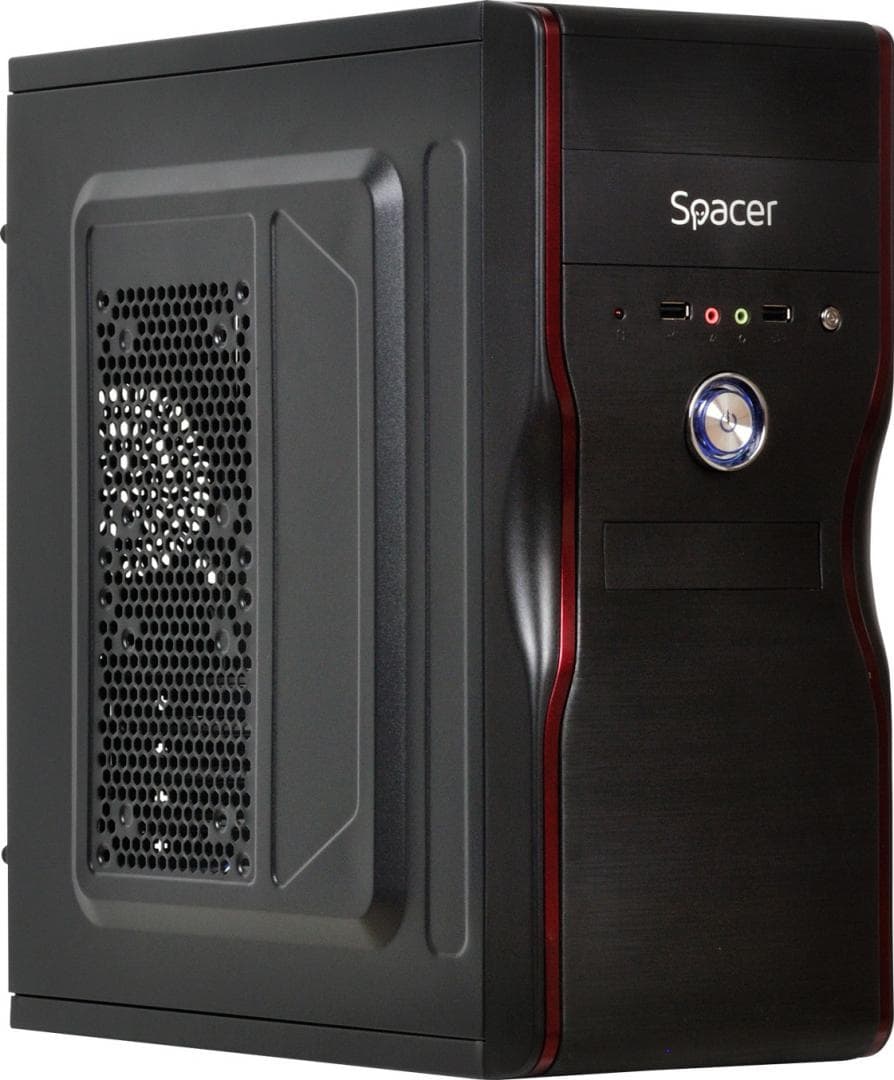 Carcasa Spacer SPC-NEW MERCURY, Mid Tower, Black