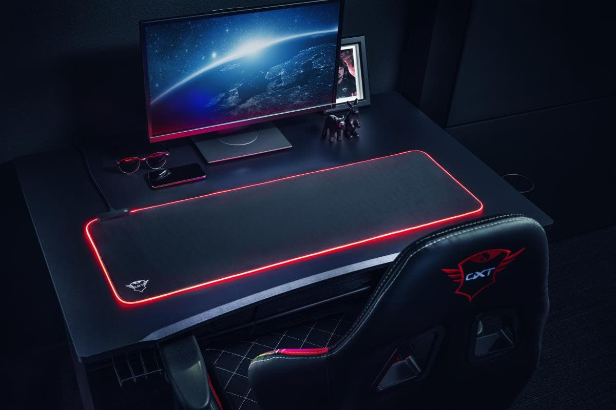 Mouse pad Trust GXT 764 Glide-Flex Flexible RGB, XXL, negru - 10