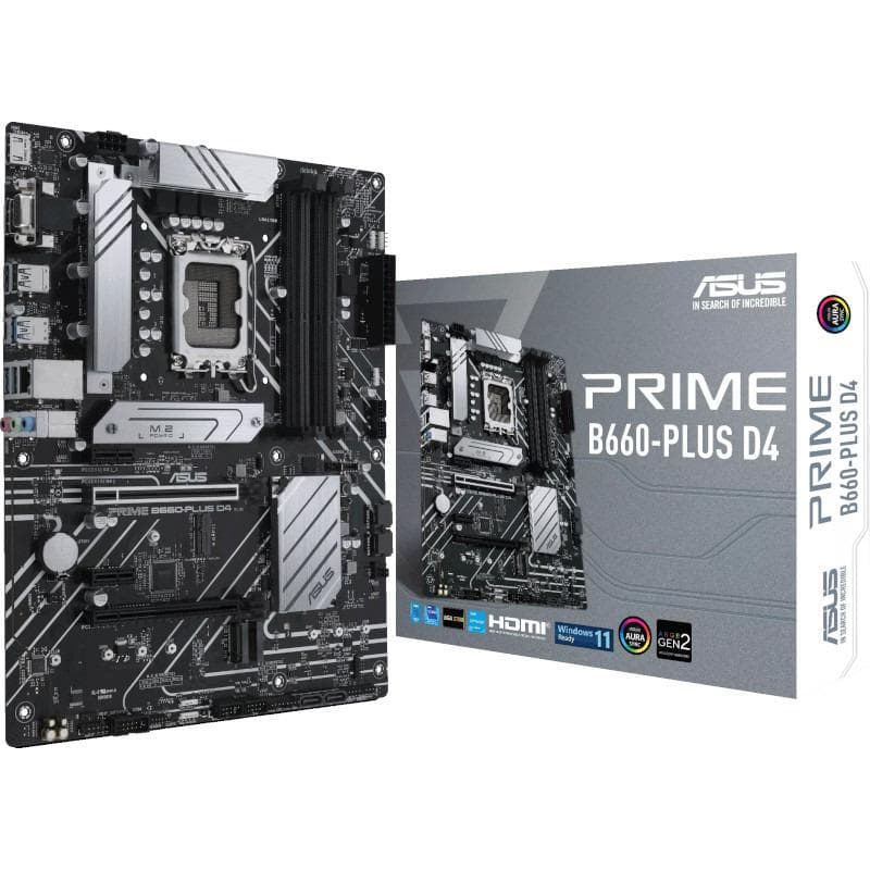 Placa de baza ASUS PRIME B660-PLUS D4, Socket 1700, DDR4, - 4