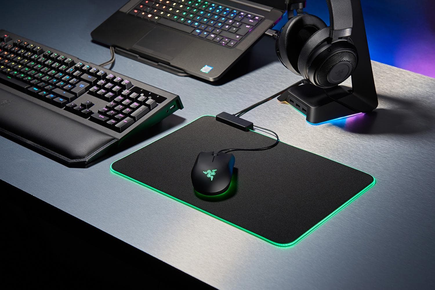 Mouse pad Razer Goliathus Extended Chroma, Quartz Edition, gri - 2