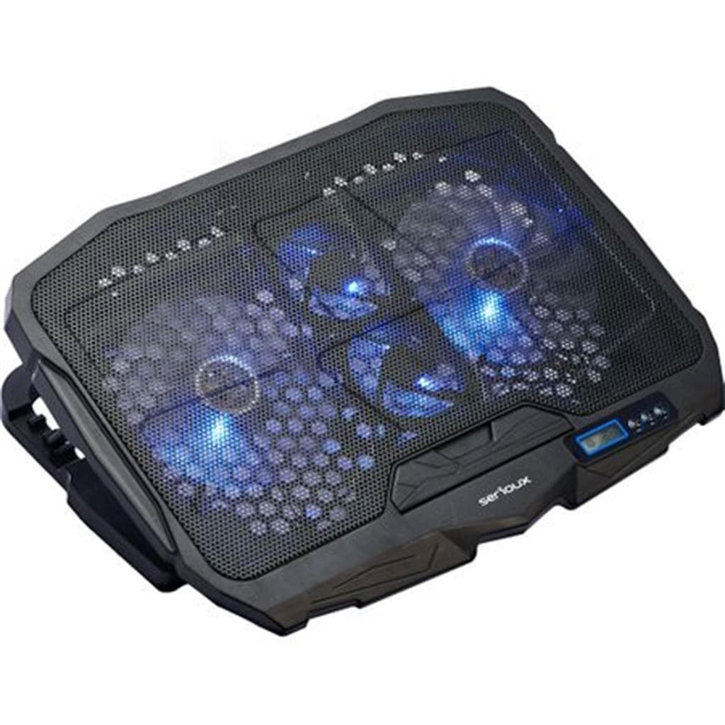 Cooling pad Serioux, SRXNCP025, Dimensiuni: 390*280*28mm, Compatibilitate maxima laptop: 17.3 - 2