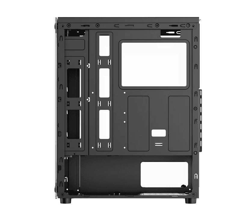 Carcasa PRO GAMING ELEMENT, RGB, Mid Tower, Black - 6