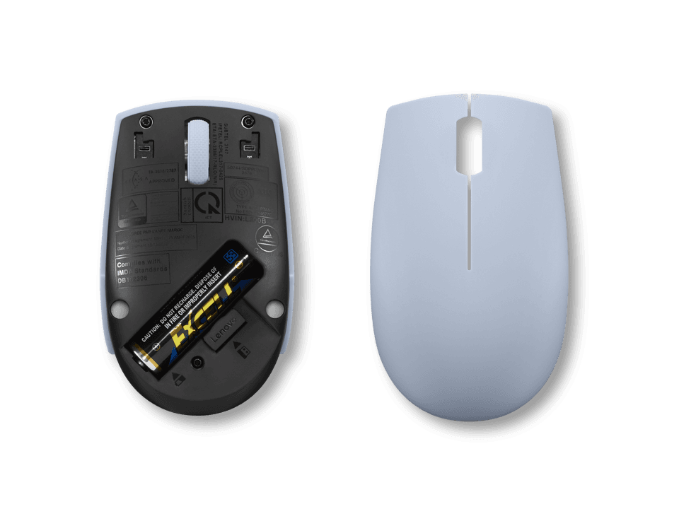 Lenovo 300 Wireless Compact Mouse Frost Blue, Tip: Standard, Rezolutie - 6