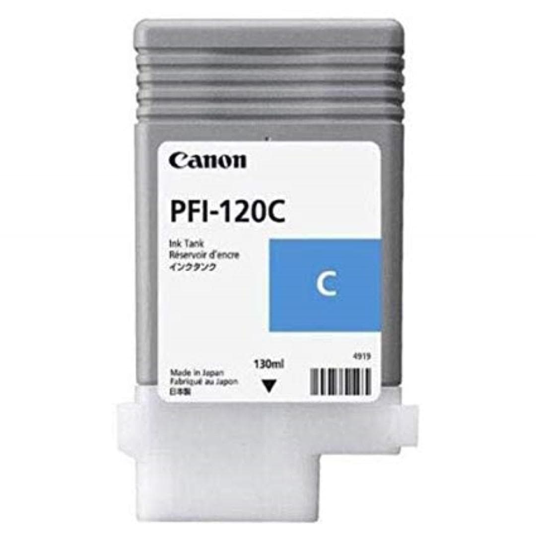 Cartus cerneala Canon PFI-120C, cyan, capacitate 130ml, pentru Canon TM
