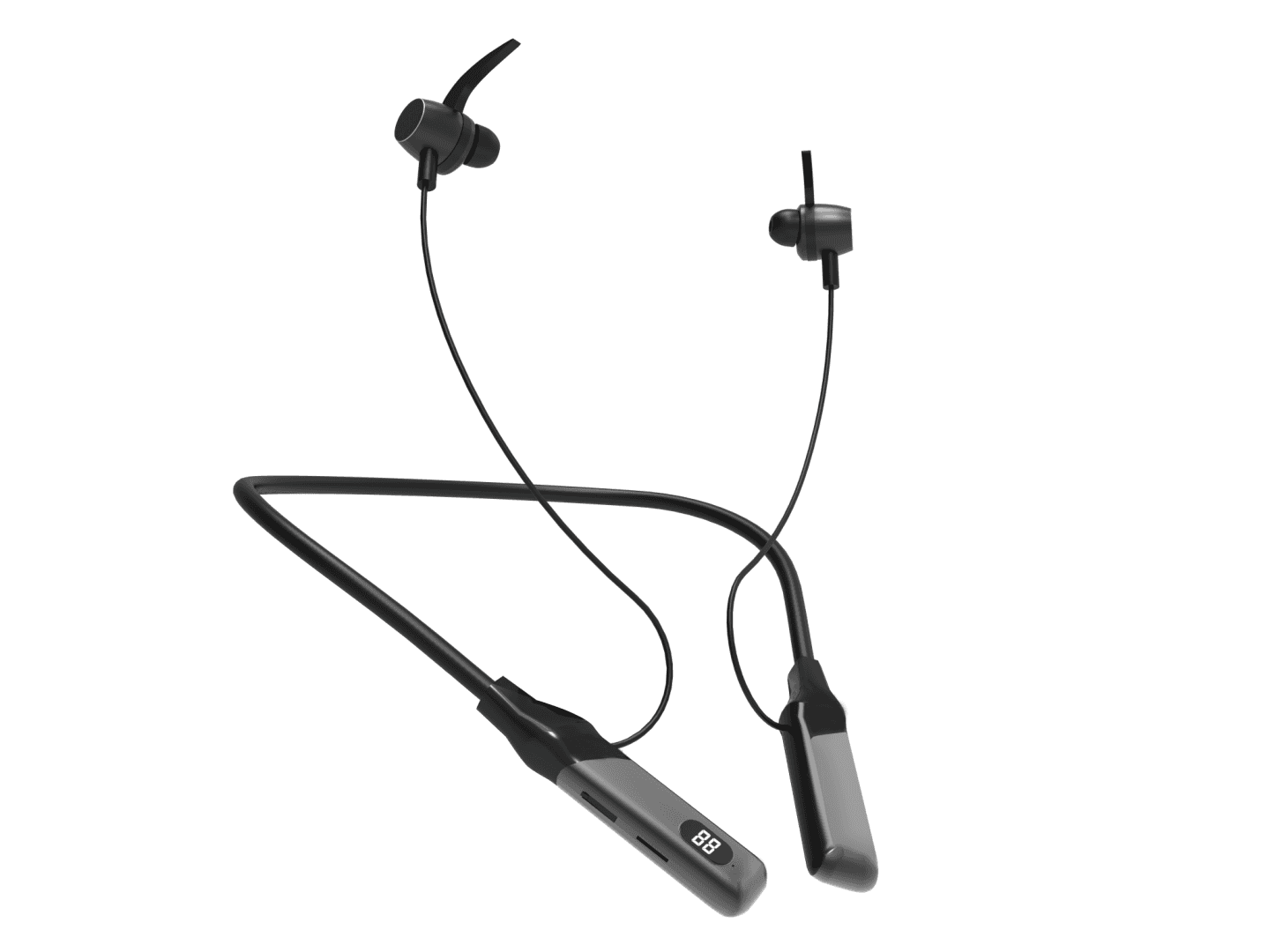 Casti Head-band AKAI BTN-B100, Fara Fir, Negru - 4