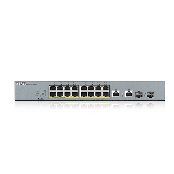ZYXEL GS1350-18HP 16-PORT GBE POE SWITCH - 2