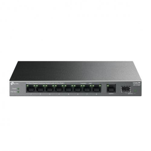 "10-Port Gigabit Desktop Switch with 8-Port PoE+ PORT: 8× Gigabit - 4