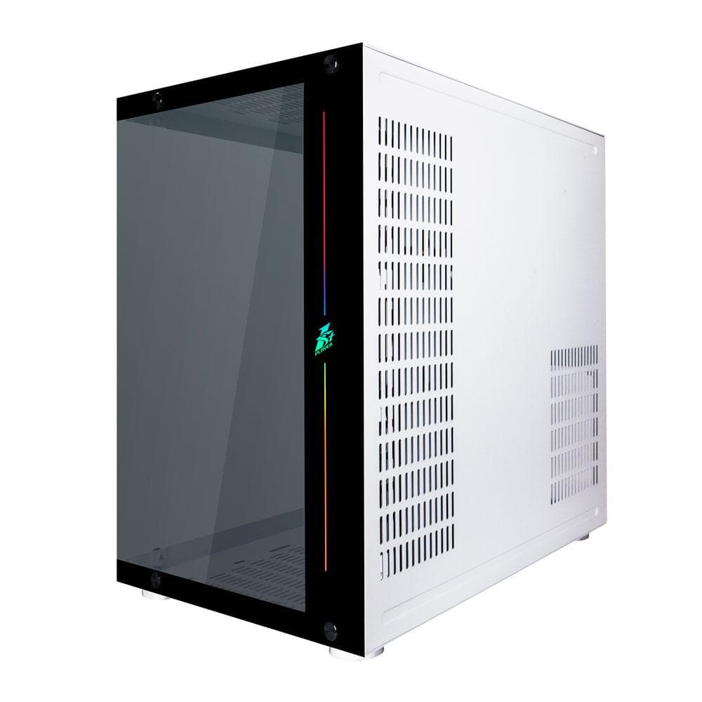 Carcasa 1STPLAYER SP8-WH, RGB, Mid Tower, White - 2