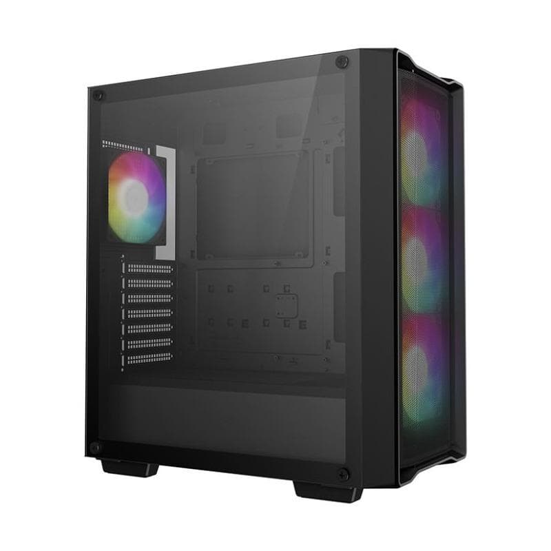 Carcasa DEEPCOOL CC560 MESH V2, RGB, Mid Tower, Black - 2