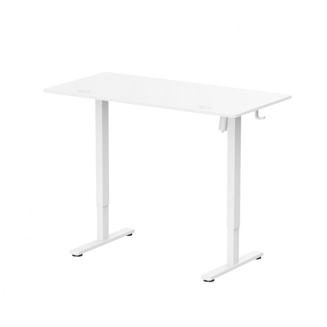 Birou Ascend cu reglare inaltime electric, alb, 1200x600x730~1180 mm, Capacitate - 3