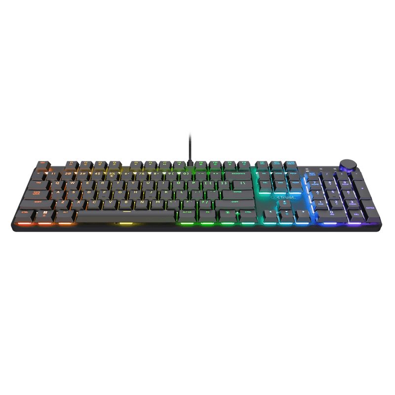 Tastatura mecanica Trust GXT 866 Torix cu fir, swtich linear, - 2