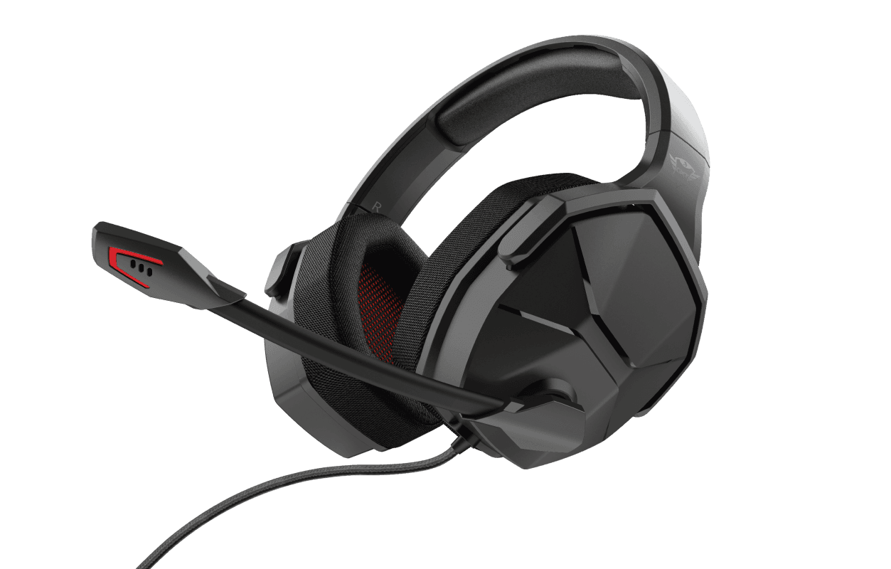 Casti Gaming Head-band Trust GXT 4371 Ward, Cu fir, Negru - 2