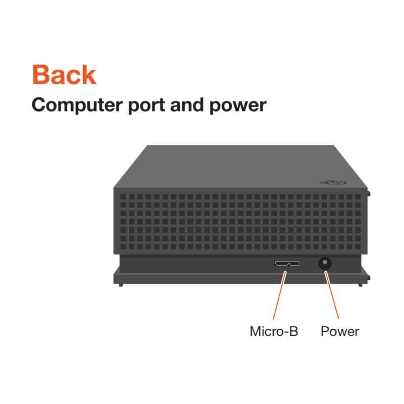 HDD Extern Seagate Firecuda Gaming, 8TB, Negru, USB 3.2 - 2