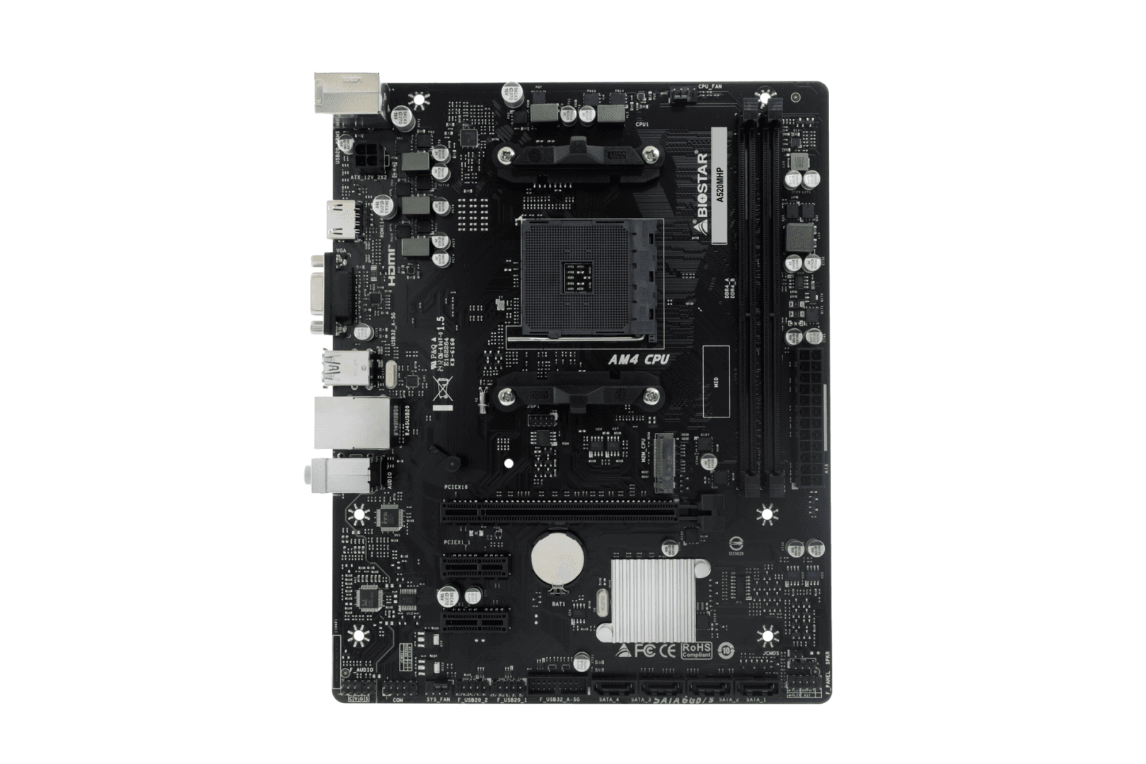Placa de baza Biostar A520MHP, Socket AM4, DDR4, Micro-ATX - 2