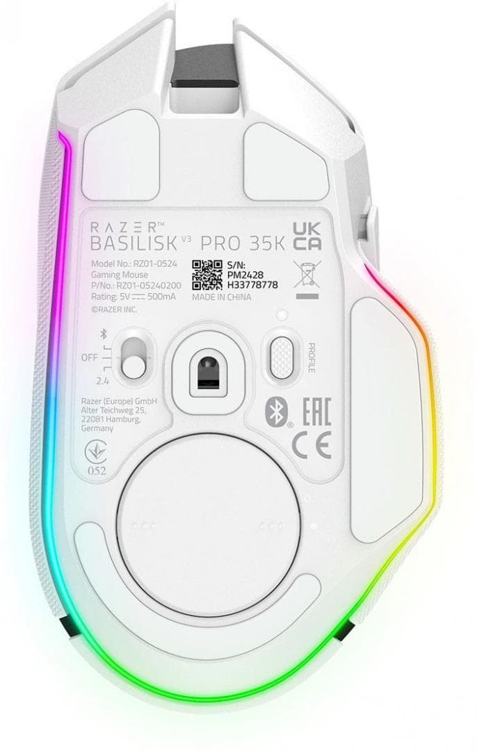 Razer Basilisk V3 Pro 35K, wireless, bluetooth, rezolutie maxima 35000 - 4