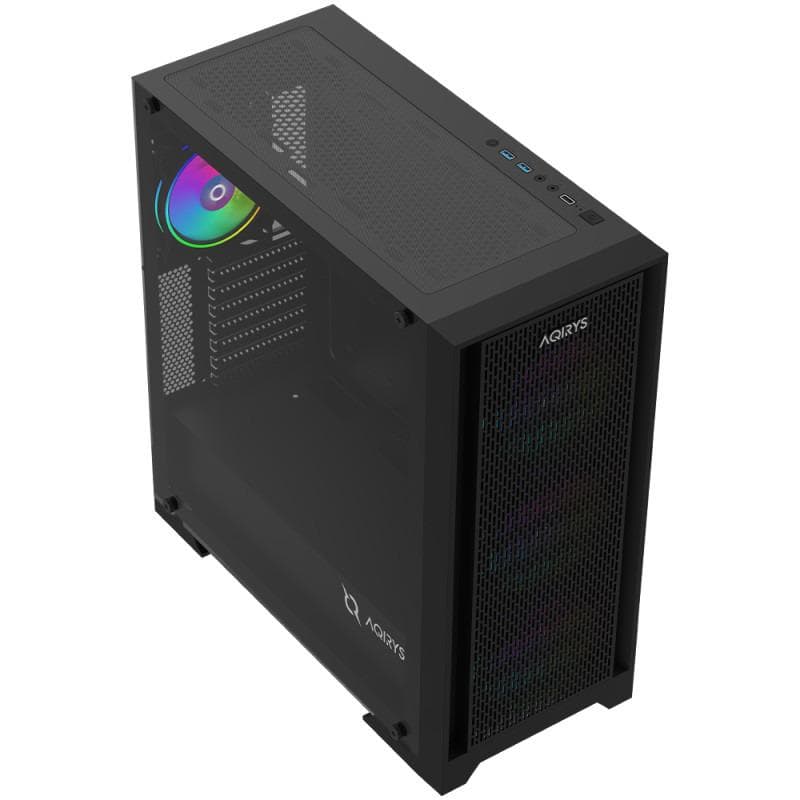 Carcasa AQIRYS Avior, RGB, Mid Tower, Black - 12