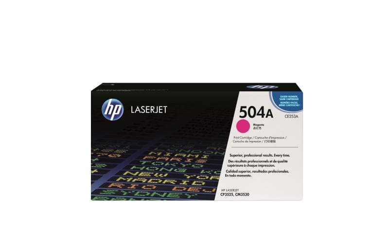 Toner HP CE253A, magenta, 7 k, Color LaserJet CM3530 MFP,
